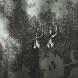 Elegant Silver Teardrop Earrings